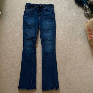 American Eagle high rise skinny kick jeans